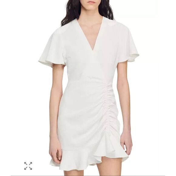 Sandro OP Albi V-Neck Dress - Picture 1 of 12